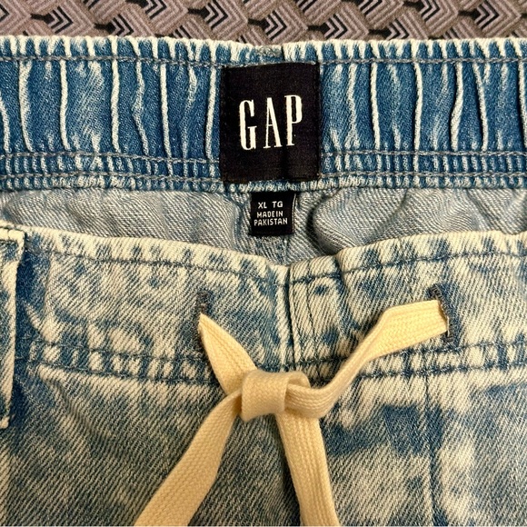 Women’s GAP Mid Rise Easy Denim Utility Jeans in Light Indigo Sz XL - Picture 5 of 7